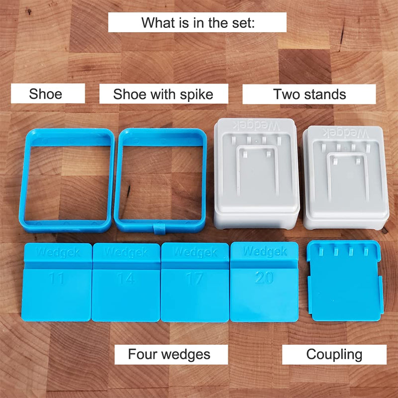 Wedgek LR5 Angle Guides 10 to 38 degrees for Sharpening Knives on Stone, Large - NewNest Australia