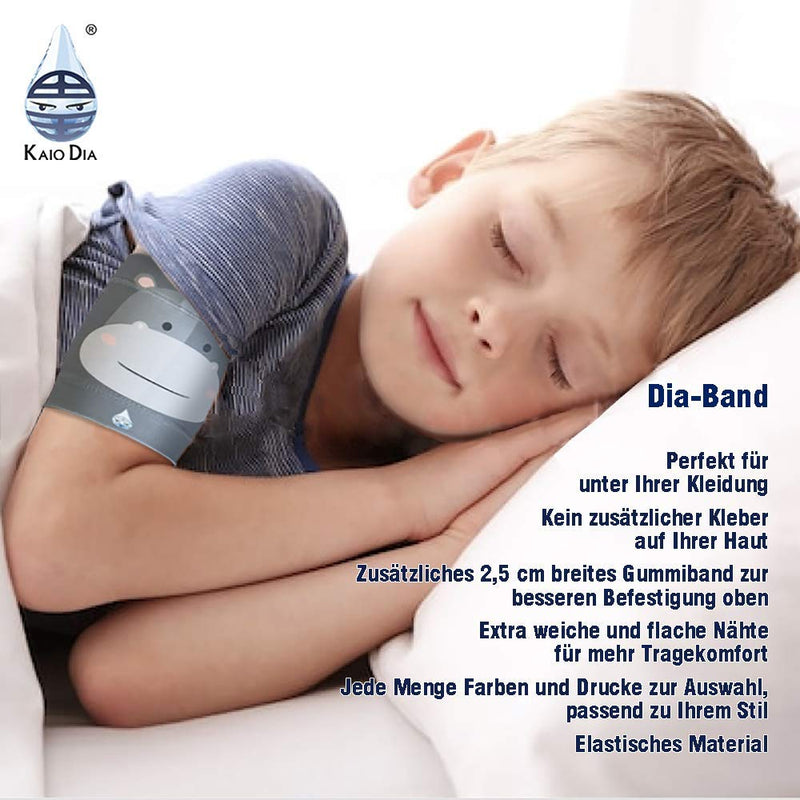 Slide Band Children, Glucose Sensor Protection Bracelet Freestyle Libre, Medtronic, Dexcom Or Omnipod - Comfortable Reusable Diabetic Band (Junior.S (18-20 Cm)) - NewNest Australia