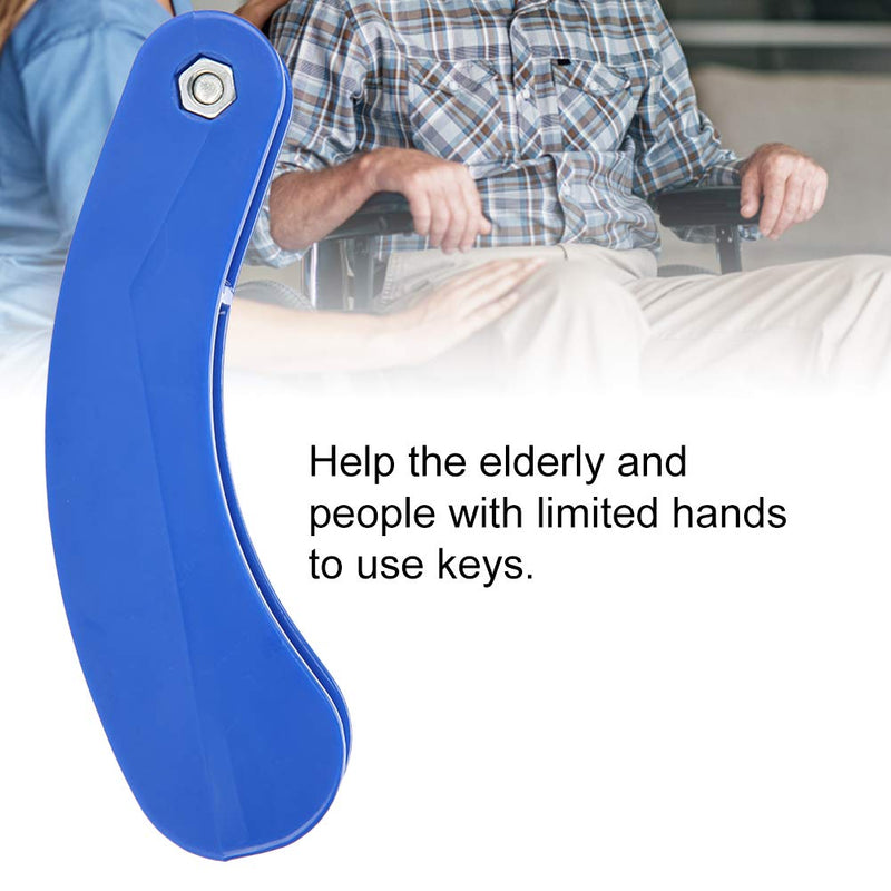 Key Turner Aid with Space for 2 Keys - Foldable Keys Aid Holder Daily Living Aid for Holding, Inserting, & Turning Keys - Key Grip Device for Elderly, Handicapped, & Disabled Individuals - NewNest Australia