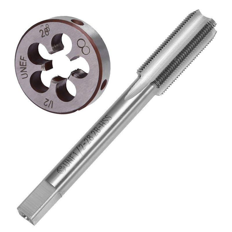 1/2" - 28 UNEF Right Hand Tap and Die Set with Round Die 22LR 223 5.56 9mm - NewNest Australia