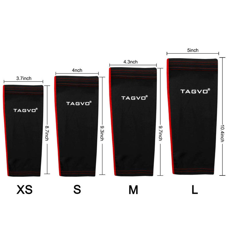 TAGVO Soccer Shin Guards, Kids Youth Adults Soccer Gear with Ankle Sleeves, Soccer Equipment Protection with Hard Protective Shell for Boys Girls Style_A Medium - NewNest Australia