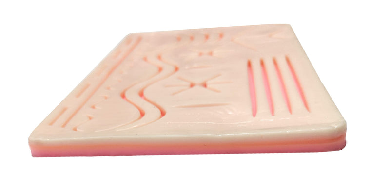 Suture Practice Pads 3 Layer with 27 Wound 5.5x7.7", Suture Practice Kit, Durable Silicon Skin Suture Pad to be Used by Students for Training and Practice of Medical, Veterinarian Students and Nurses - NewNest Australia