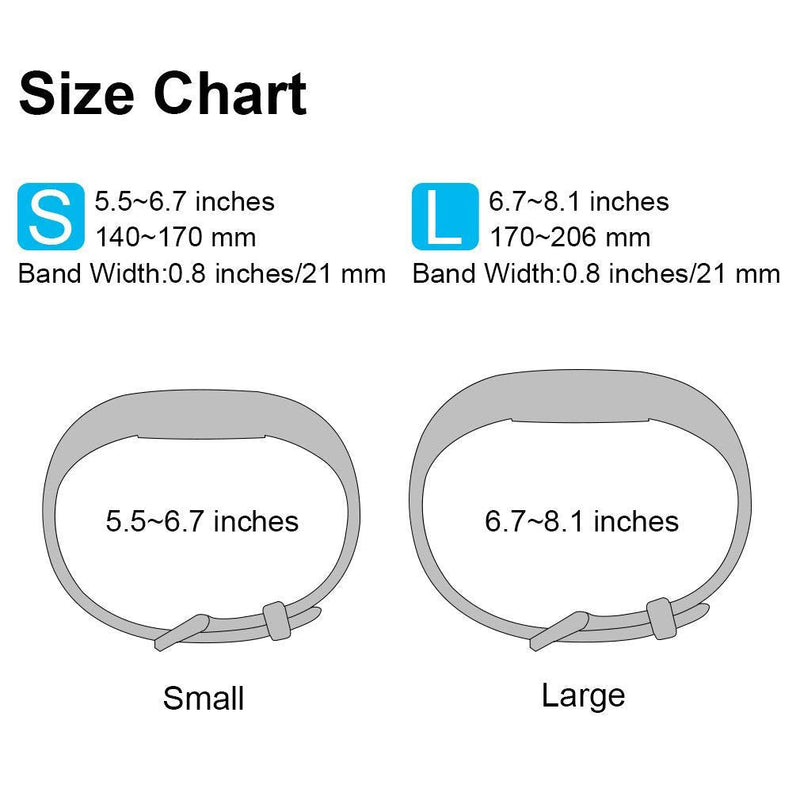 Pack 3 Replacement Band Compatible for Fitbit Alta Bands/Fitbit Alta HR Bands, Adjustable Replacement Soft Silicone Sport Bands for Woman and Men (Large, Black+Grey+Navy Blue) Large - NewNest Australia