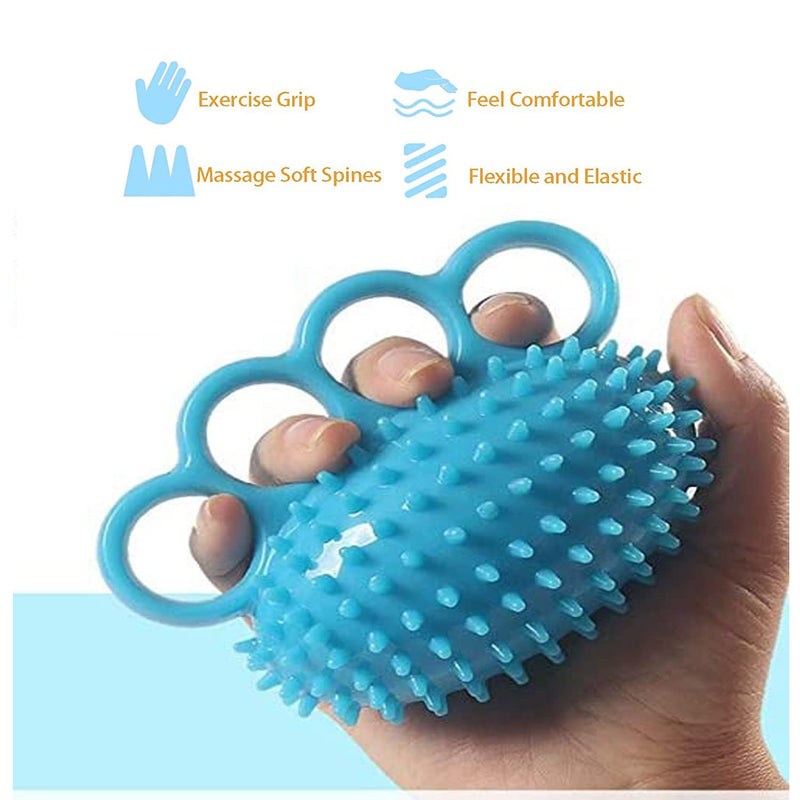 Hand Grip Strengthener Finger Exerciser Power Training Ball for Patient Recovery Elderly Stroke Arthritis Physical Therapy Anxiety Stress Relief Pressure Squeeze Athletes Musicians Muscles Massage - NewNest Australia