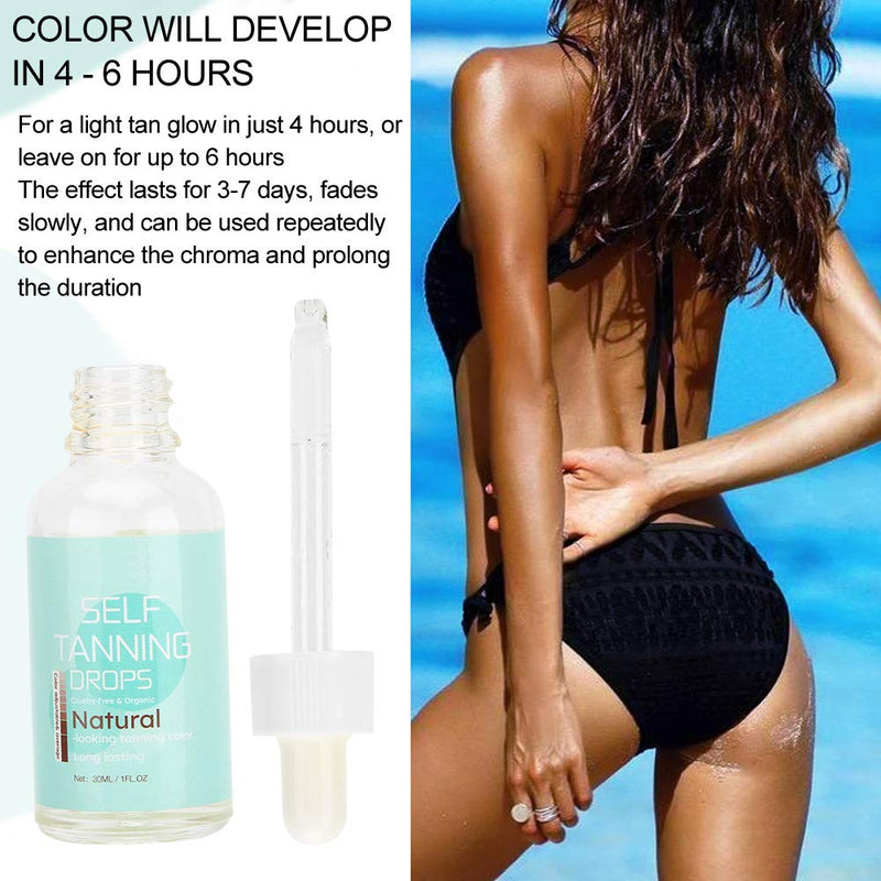 Self Tanners, Tanning Concentrated Drops Body Face Self Tanner Sunless Self Tanning Water - NewNest Australia