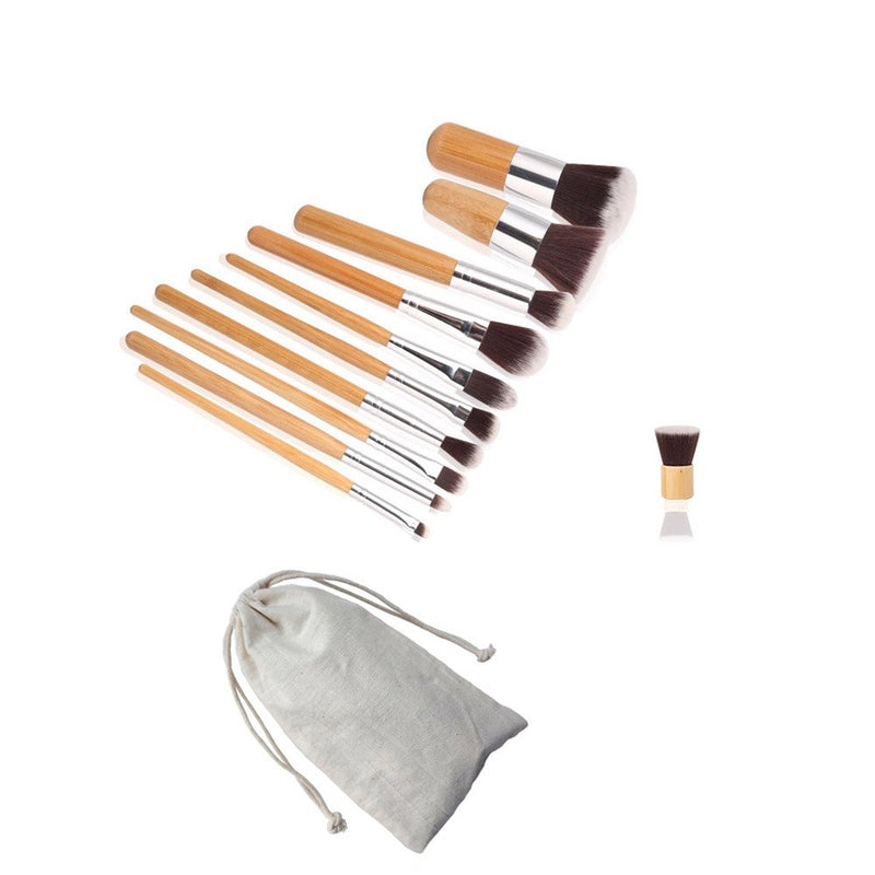 Tinksky 15 Colors Cosmetics Cream Contour-Contouring Foundation Concealer Palette Highlighting Makeup Kit with 11pcs Bamboo Brushes - NewNest Australia