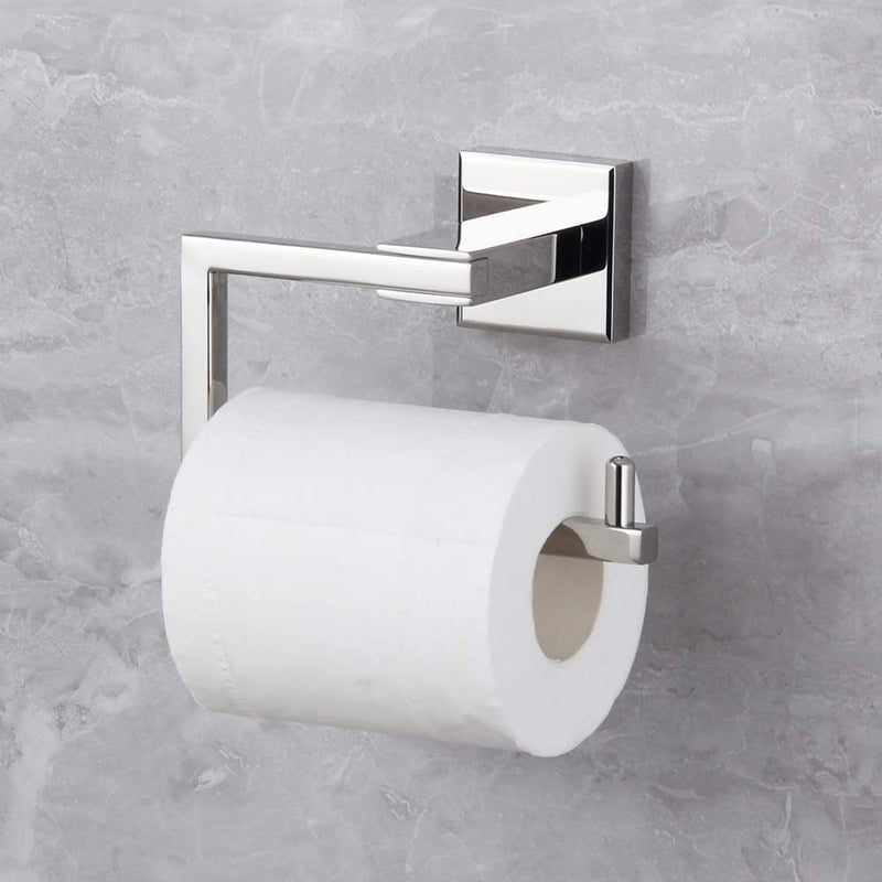 Bathroom Toilet Paper Holder SUS304 Stainless Steel Kitchen Washroom Tissue Roll Dispenser Wall Mounted Rustfree 5-inch TP Holder Polished Finish - NewNest Australia