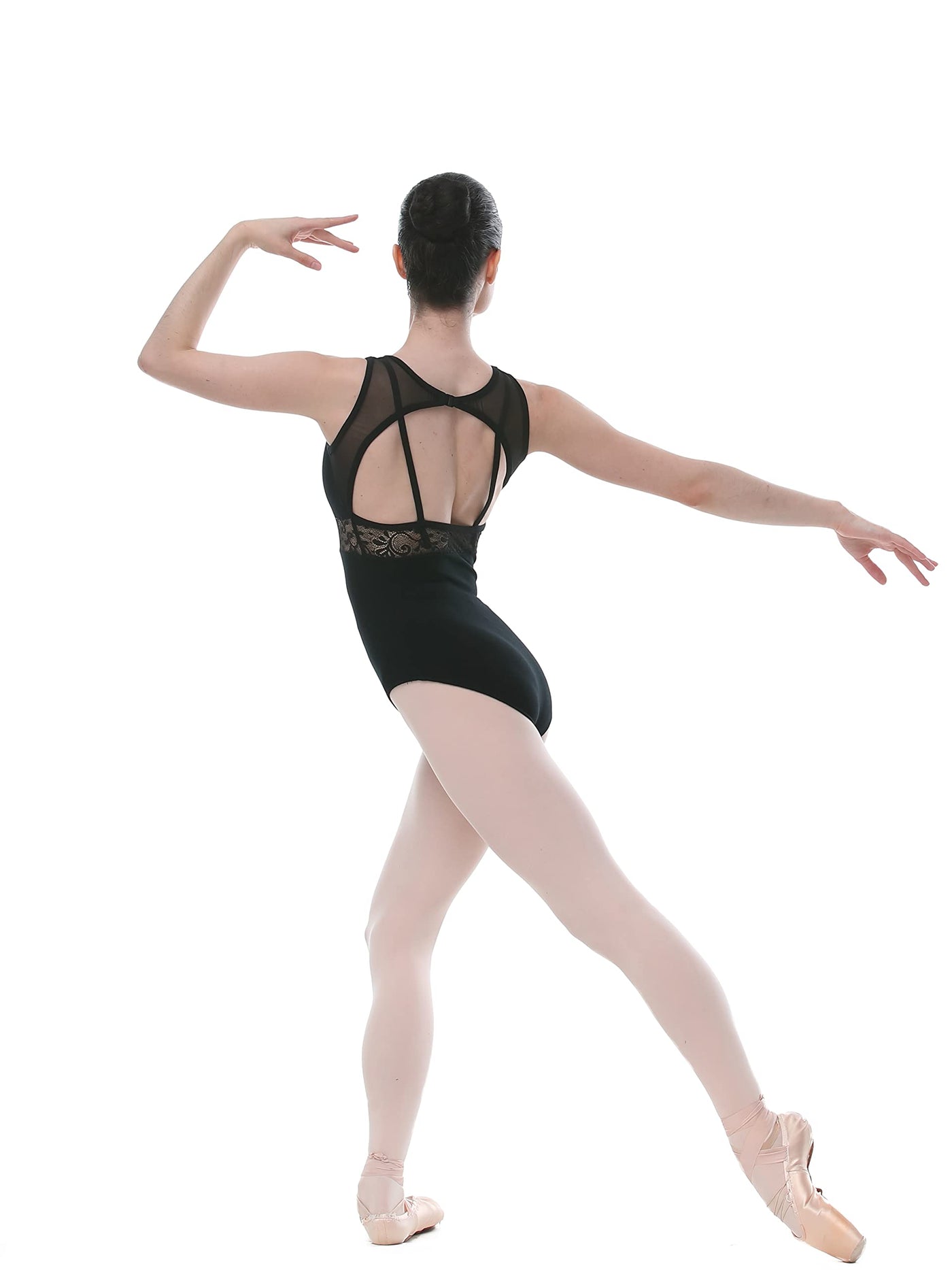 Dance Favourite Lace Leotards with Open Back 03D0226 X-Large