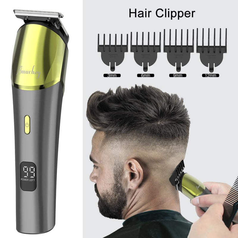 11-in-1 beard trimmer, trimmer/hair trimmer for men, hair clipper, all-in-one beard care body groomer set for face/hair/body, 80 minutes running time, gift for husband, including travel case - NewNest Australia