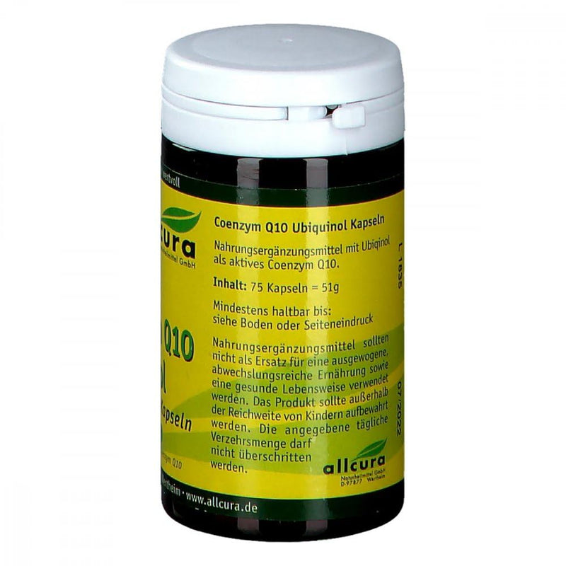 Coenzyme Q10 Ubiquinol 100 mg capsules 75 pieces - NewNest Australia