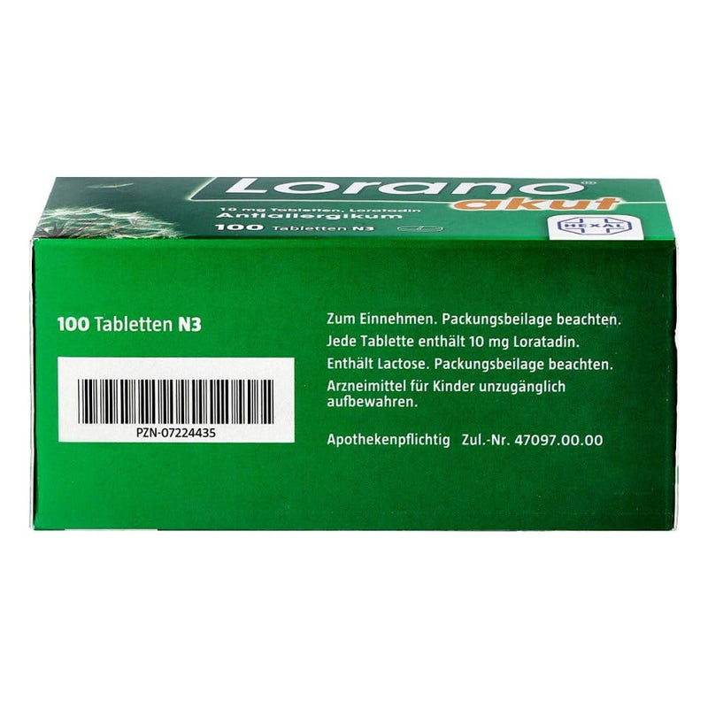 Lorano acute tablets, 100 pcs - NewNest Australia