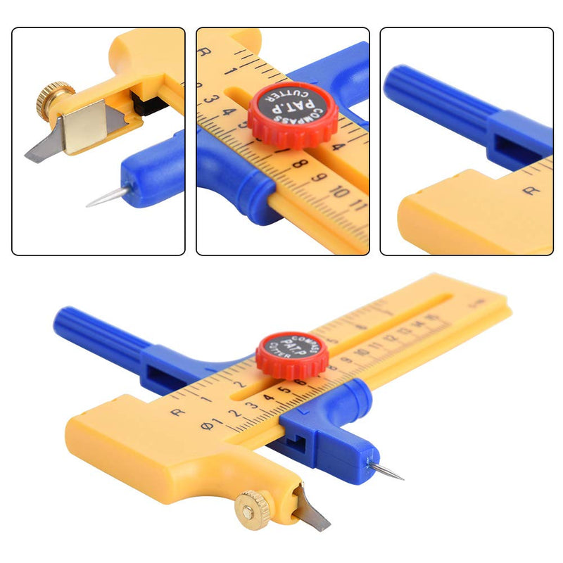 Adjustable Compass Circle Cutter Round Draw Picture Paper Craft Supplies Cutting Knife Tool - NewNest Australia