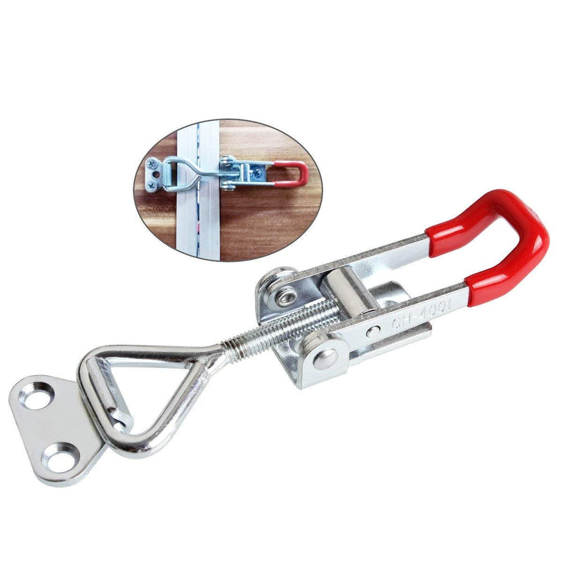 6 Pack Adjustable Toggle Latch Clamp 4001, 330 Lbs 150Kg Holding Capacity, 4001 Heavy Duty Quick Release Pull Latch Toggle Clamp - NewNest Australia