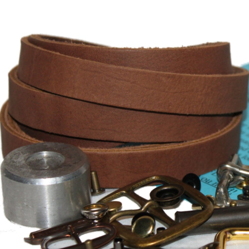 TOFL Genuine Top-Grain Leather Strap | 72 Inches Long | 5/8 Inch Wide | 1/8 Inch Thick (7-8 oz) | 1 Leather Strip for DIY Arts & Craft Projects, Clothing, Jewelry, Wrapping | Medium Brown 1/8 Inch Thick (7-8 oz) - NewNest Australia