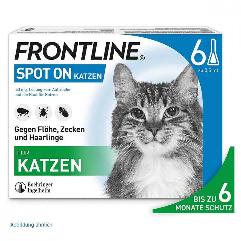 FRONTLINE SPOT ON against ticks and fleas for cats 6 pieces. - NewNest Australia