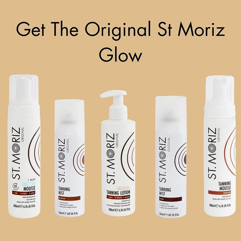 Gradual Tanning Lotion by St Moriz with Pump Action Top, 200 ml - NewNest Australia