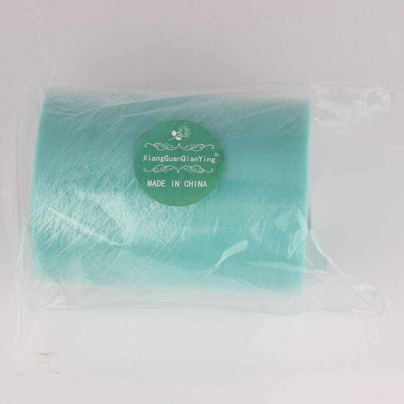 Aqua Tulle Roll Spool 6 Inch x 100 Yards for Tulle Decoration Aqua - NewNest Australia