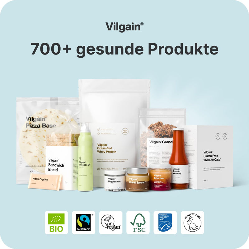 Vilgain Whey Protein Powder, Grass Fed | 100% Pure Whey Protein Powder | Fast Muscle Recovery And Building | Natural Taste | Premium Quality Powder | Vanilla, 1000G - NewNest Australia