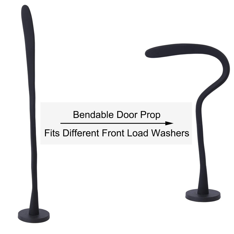 Front Load Washer Door Prop, Magnetic Washing Machine Door Holder, Keep Washer Door Open, Flexible Prop Fits Most Washing Machines Black Round - NewNest Australia