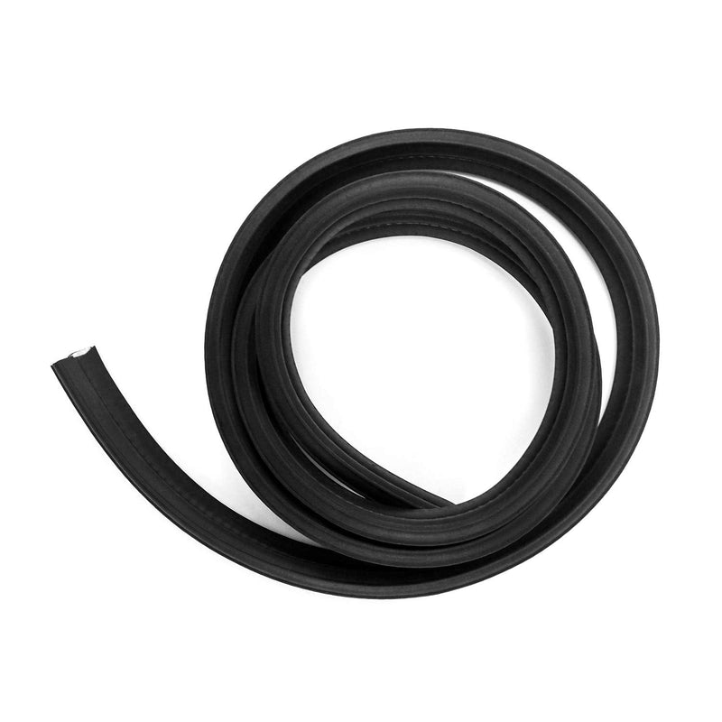 QWORK 5 Feet EPDM Rubber Trim Seal with Top Bulb, Fits Edge 1/16" to 1/8" Bulb Position: Top - NewNest Australia