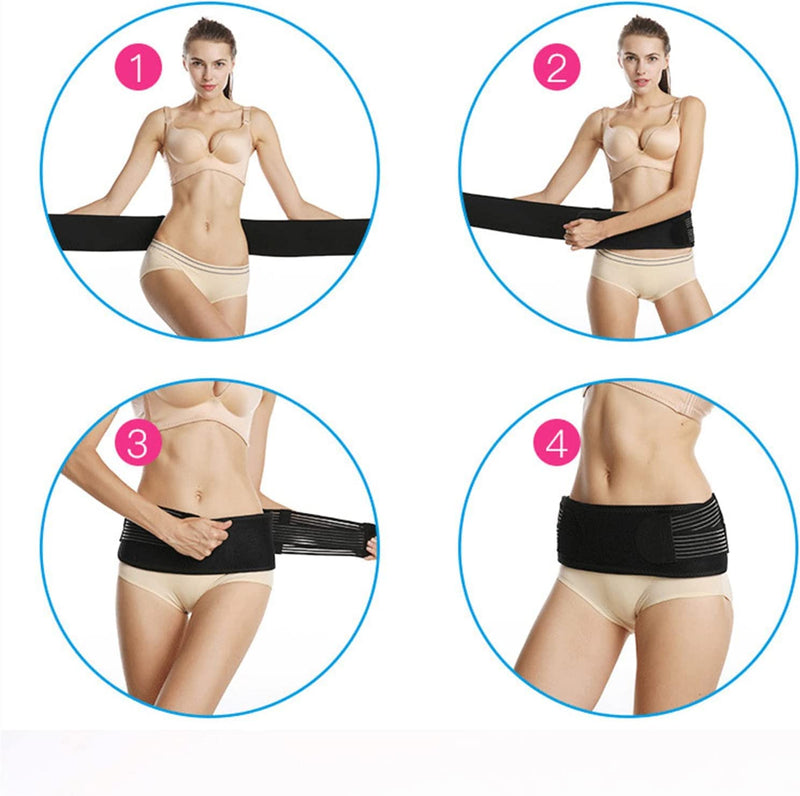 Belt Healthy Belt-Eliminate back pain the healthy way, Breathable Lower Back Support Belt for Women and Men, Pelvic, Lumbar - Anti-Slip Adjustable Support Straps (1pc) - NewNest Australia