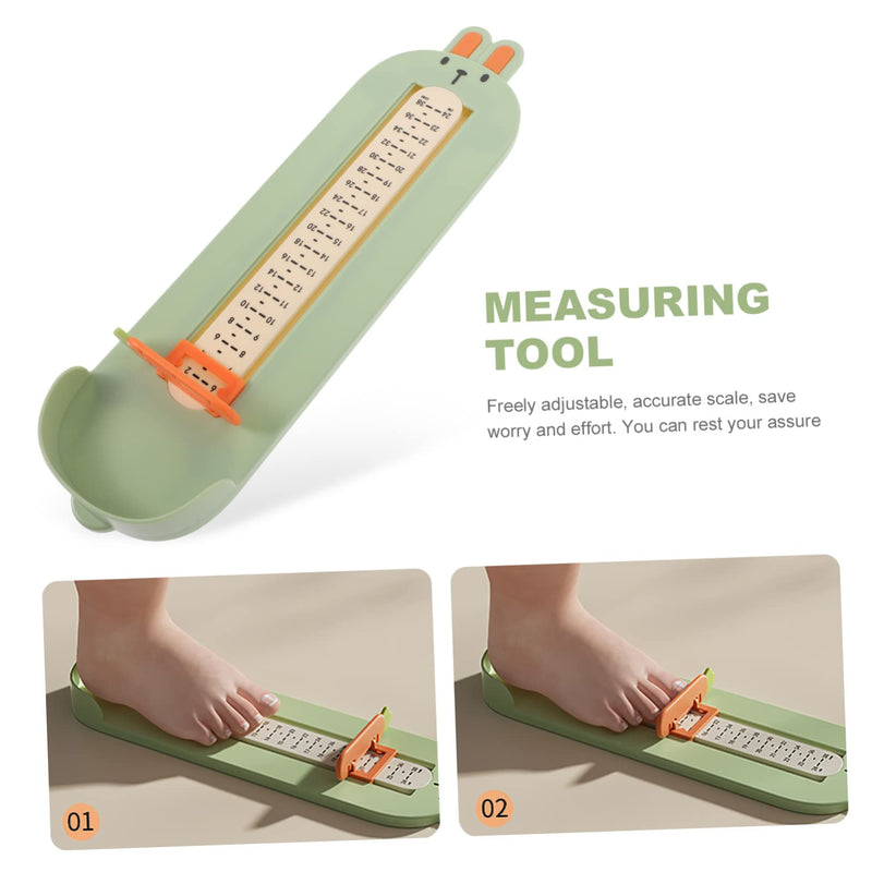 Healifty Children's Foot Measuring Device Toddler Tools Home Tools Baby Tools Shoe Size Measurement Foot Measuring Guide Foot Length Measurement Foot Measuring Ruler with Size Chart Foot Gauge - NewNest Australia