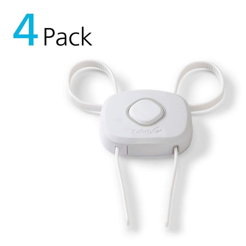 Safety 1st OutSmart Flex Lock, White, 4 Pack - NewNest Australia