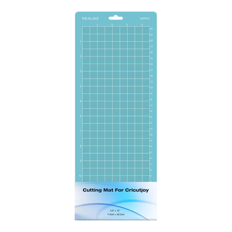 REALIKE LightGrip Cutting Mat for Cricut Joy(4.5x12 inch, 3Mats), Blue Light Grip Adhesive Cutting mats for Cricut Joy Accessories 4.5" x 12" Blue 3 Mats - NewNest Australia