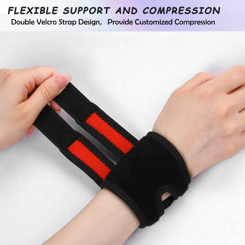 VerteLife Wrist Support for TFCC Tear Wrist Brace Wrist Compression Strap Wrist Band for Tendonitis Pain Relief, Sports Protecting, Fitness 1 Pair - NewNest Australia