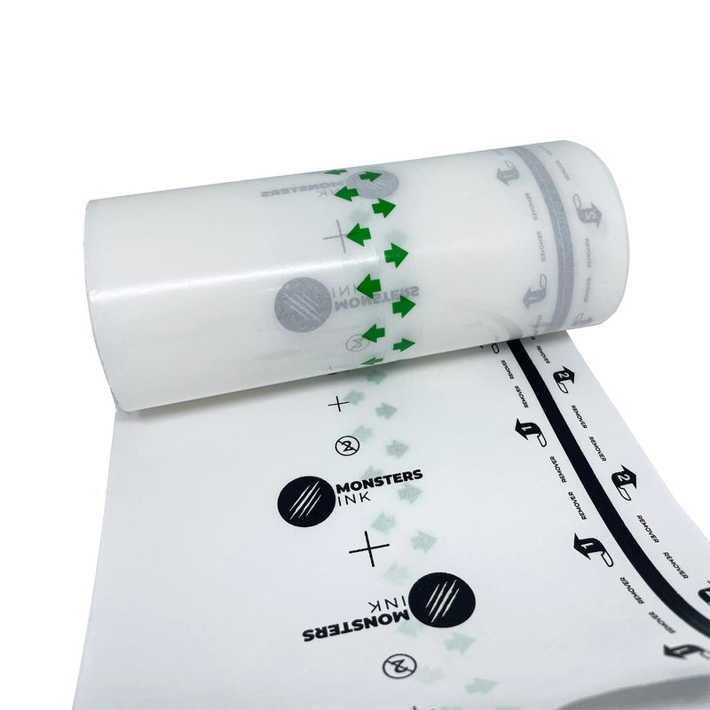 Monsters Ink Second Skin Tattoo Cover & Waterproof Dressings for Wounds 10m x 15cm Tattoo Aftercare Bandage Skin Wrap Roll Great for Tattoo Healing - NewNest Australia