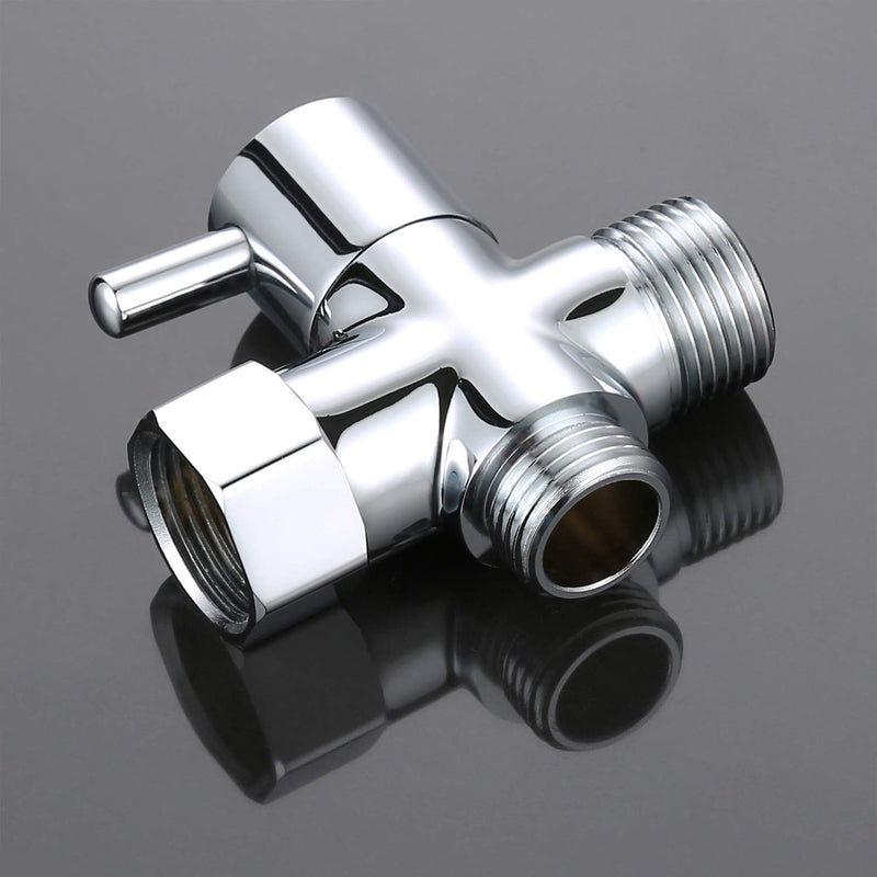 Bidet T Adapter,T Adapter with Shut-off Valve,T Adapter 3-way 7/8" 16/15"1/2" Tee Connector T Adapter for Bidet,T Adapter Valve for Handheld Toilet Bidet Spray - NewNest Australia