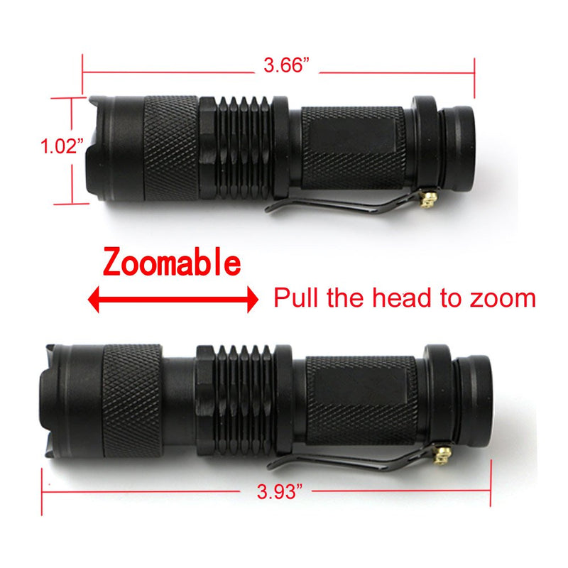 WAYLLSHINE Single Mode Green LED Flashlight, Hunting Light Mini Green Light Flashlight, 1 Mode Green Flashlight, Green Flashlight Torch for Hunting Night Observation - NewNest Australia