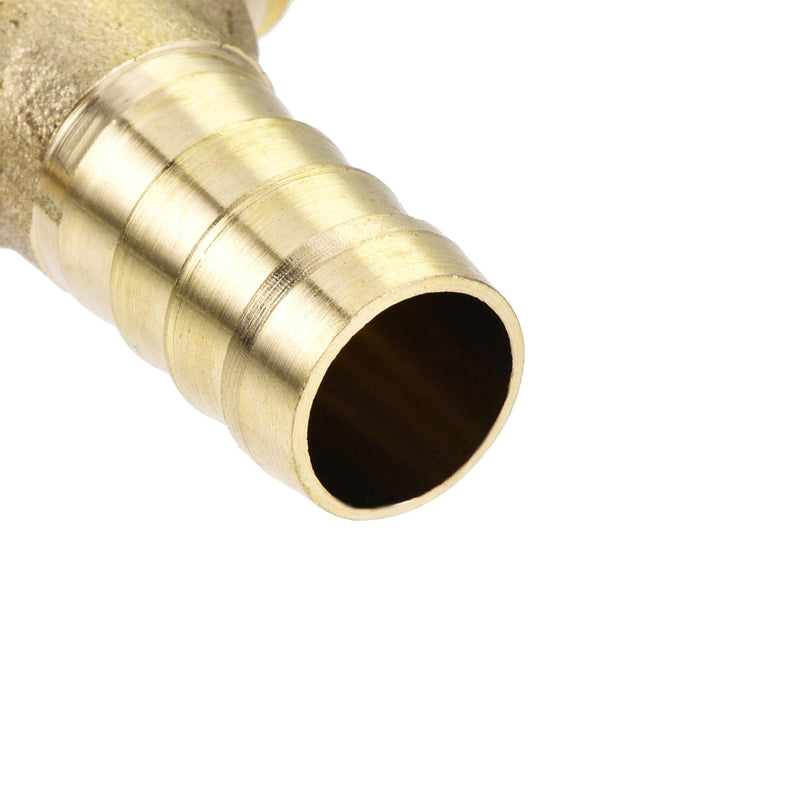 uxcell Reducing Barb Hose Fitting Y Shape Pipe Connector Brass 1/2" x 5/16" x 5/16" 2Pcs 1/2" x 5/16" x 5/16" - NewNest Australia