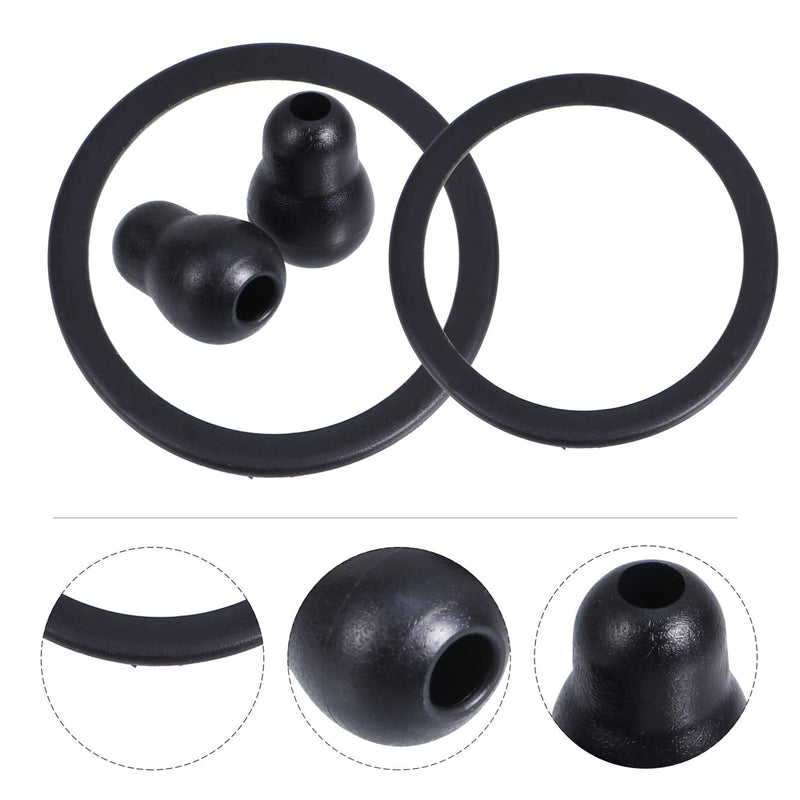 Ultechnovo 2 Sets Cardiology Tips - Replacement Doctor Universal Kit Tips - Hospital Accessories Snap Lock Durable Earplugs Plastic Tools Ear Pvc Earplugs Parts - NewNest Australia