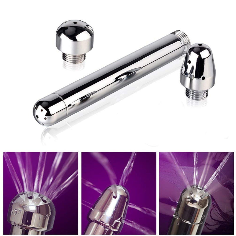 Nozzle Shower 3 Heads Aluminum Cleaner Cleansing Colonic Douche System Cleaner(Silver) - NewNest Australia