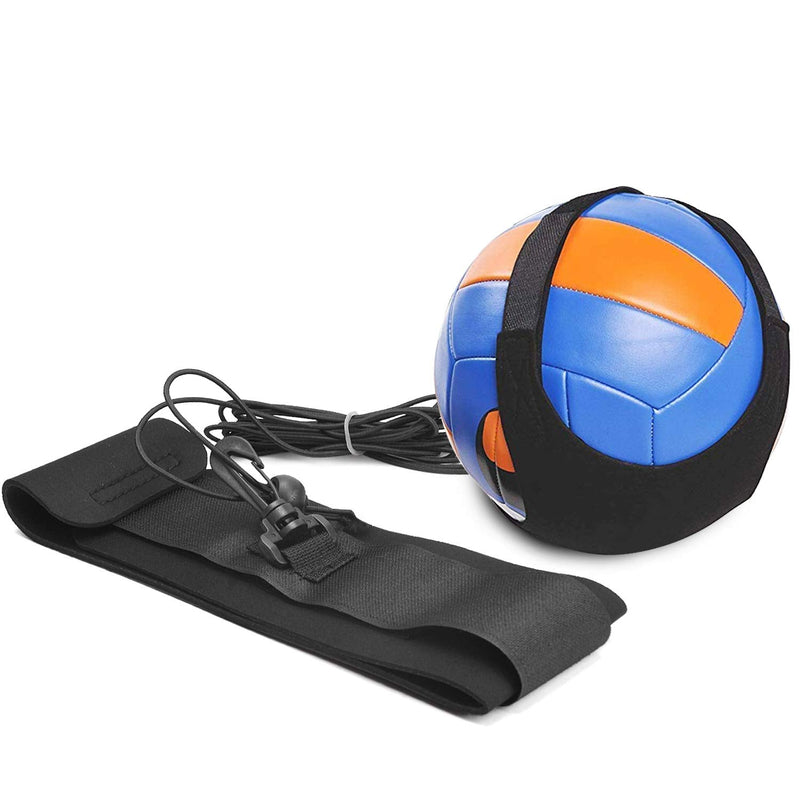 TOBWOLF Volleyball Training Pass Rite Aid Resistance Band, Elastic Volleyball Resistance Belt Set for for Practicing Serving, Arm Swing Passing, Agility Training Training Belt with Waist Belt & Ball Pouch & Hand Strap - NewNest Australia