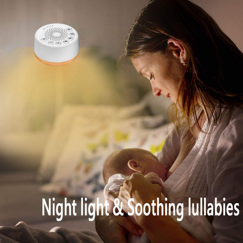 Easysleep White Noise Machine Sleep Aid With 25 Soothing Sounds And Night Light White Noise Machine With Memory Function 32 Volume Levels And 5 Timers Ac Or Usb Powered - NewNest Australia