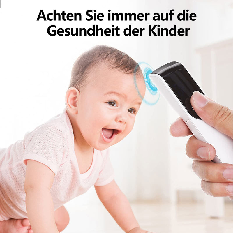 Gerui New Non-Contact Forehead Thermometer Is A Precise Digital Infrared Thermometer With Memory Function For Infants And Adults.Black And White Classic Style (Black) - NewNest Australia