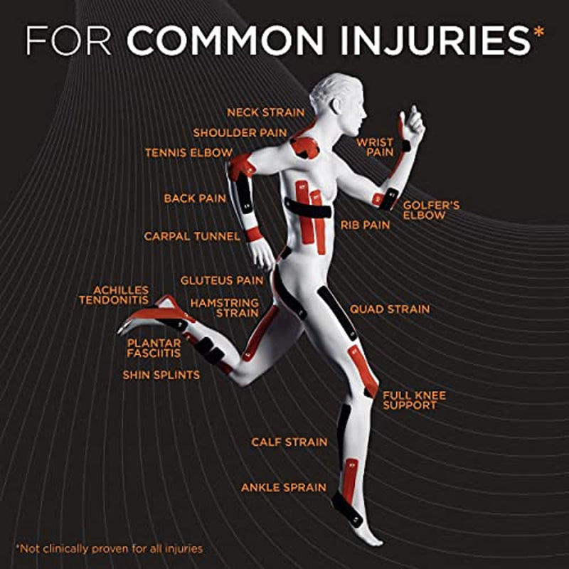 KT Tape Original Cotton Elastic Kinesiology Therapeutic Athletic Tape, 16 Ft, Uncut Roll Beige - Uncut - NewNest Australia