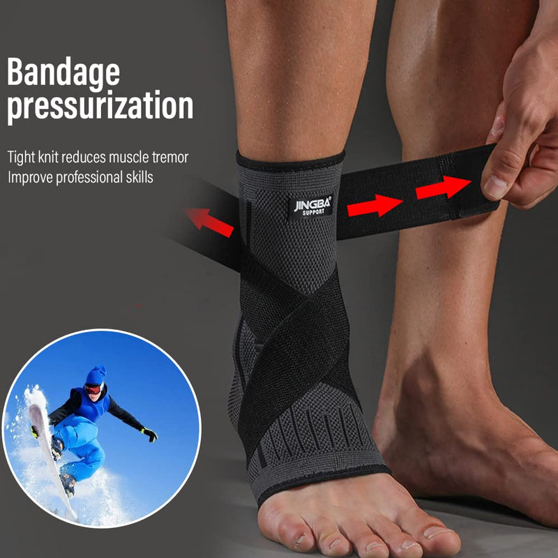 1 Pair Ankle Brace for Men and Women, Adjustable Ankle Brace, Ankle Brace for Sports, Joint Pain - NewNest Australia