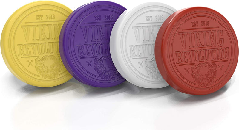 Viking Revolution shaving soap for men - shaving soap for use with shaving brush & bowl for a gentle wet shave, shaving soap, shaving soap set - pack of 4, 70 g each - NewNest Australia
