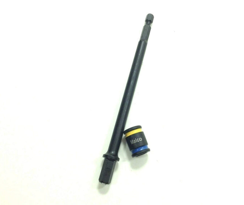 Malco 5/16 & 3/8 x 4" Dual Sided Hex Driver~ Cleanable, Reversible, Magnetic. Easy to Clean- MSHXLC1 - NewNest Australia