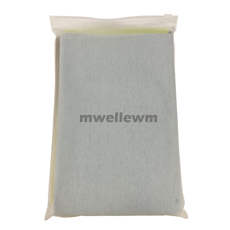 MWELLEWM 7 Pcs/Set Linen Cloth Needlework Fabric Solid Colour Cloth Garments Crafts Accessories Square Embroidery Cloth (50 * 50CM) - NewNest Australia