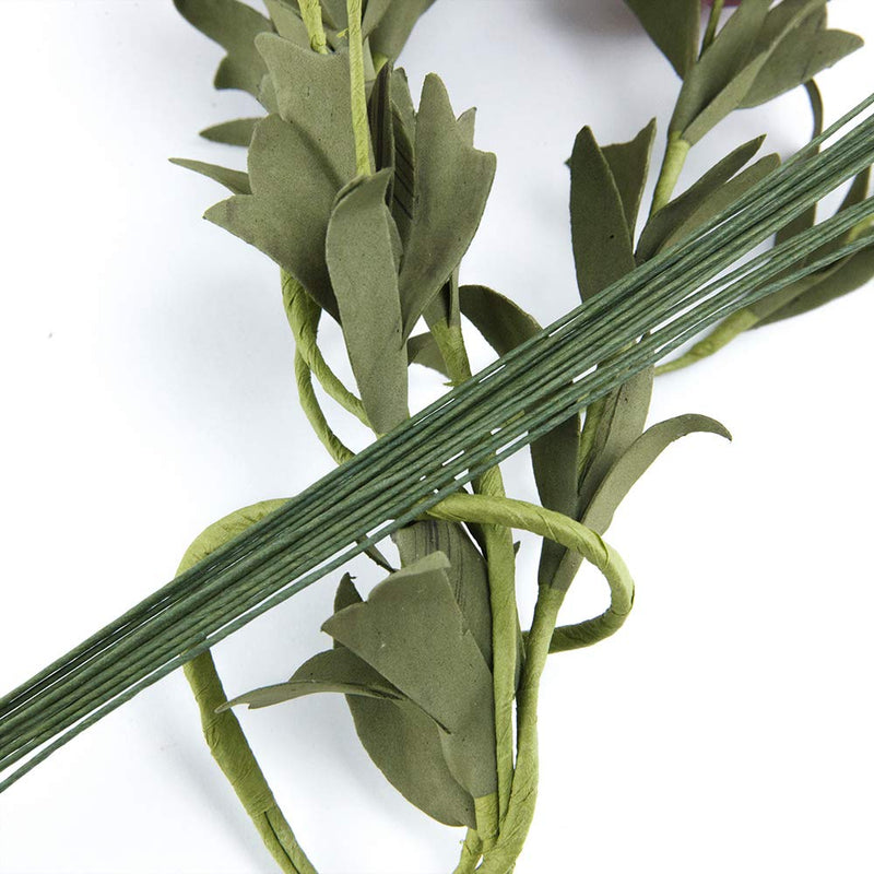 Stem Wire,Floral Wire,14 Inch 26 Gauge Wire,200 Pcs/Pack,Dark Green - NewNest Australia