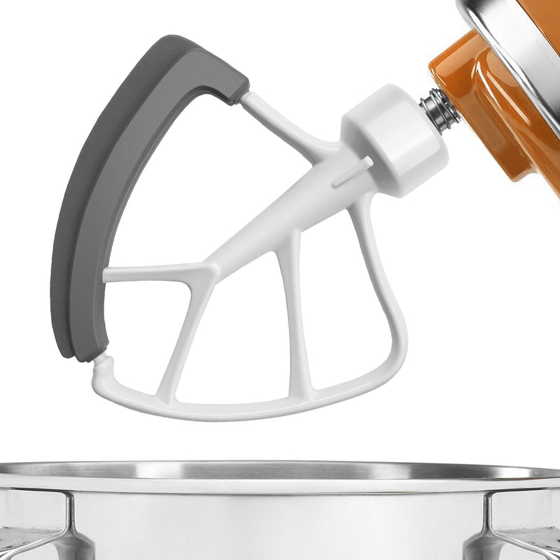 KITCHPOWER Kitchen Aid Mixer Accessory Kitchenaid Mixer Attachments Kitchenaid Mixer Paddle,4.5-5 Quart Flex Edge Beater for KitchenAid Tilt-Head Stand Mixers,White - NewNest Australia