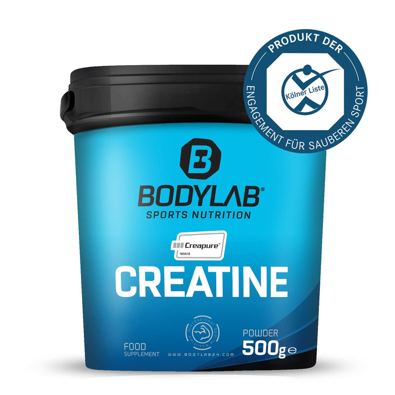 Bodylab24 Creapure Powder 500 G, Pure Creatine Monohydrate As High-Quality Creapure, High-Dose Creatine For More Energy, Strength And Support Muscle Building - NewNest Australia