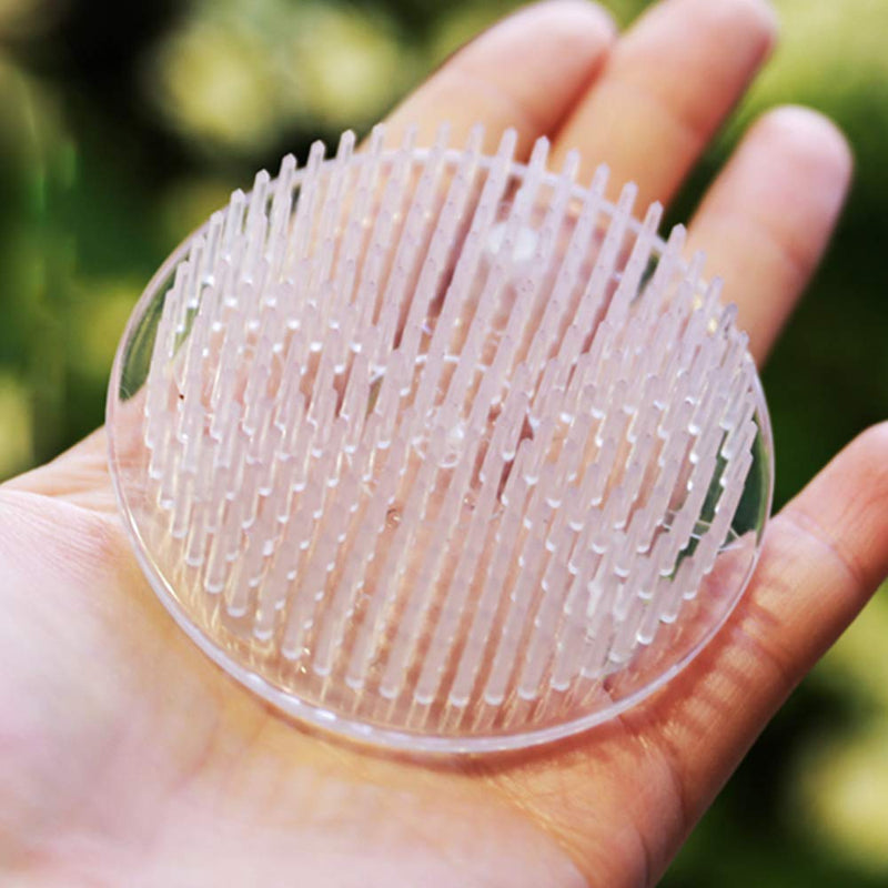 Set of 2 Flower Frog Clear Plastic Pin Frog Flower Arrangement Holder 2.76" Inch (70mm) - NewNest Australia