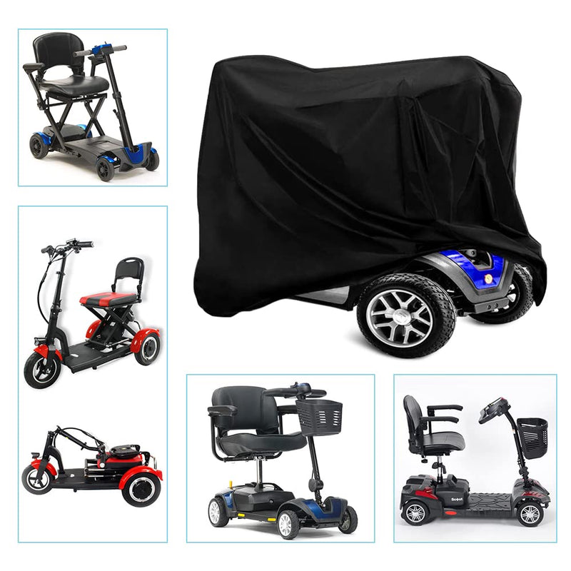 VVHOOY Mobility Scooter Cover Heavy Duty Mobility Scooter Rain Cover Waterproof 210D Oxford Electric Scooter Covers for Outdoor Storage All-Weather Indoor Outdoor Protection 140 x 66 x 91 cm - NewNest Australia