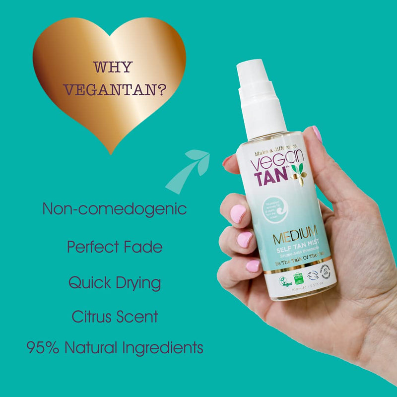 VeganTan Self Tan Mist 100ml - NewNest Australia