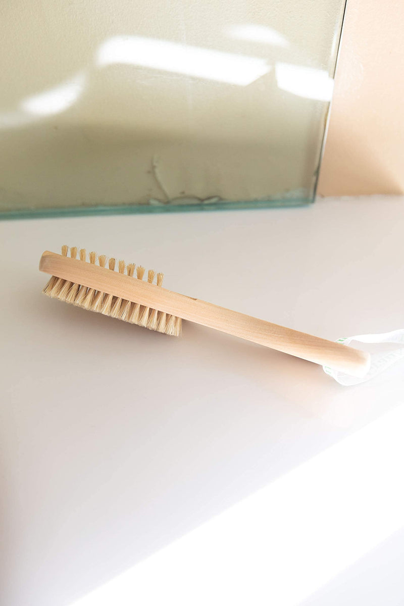 GranNaturals Wooden Nail Brush - Nail Cleaner Tool for Fingernail, Toenail - Dry Clean Scrubber with Thick Bristles and Wood Handle - Manicure and Pedicure Supplies for Gardeners, Mechanics, Salon - NewNest Australia